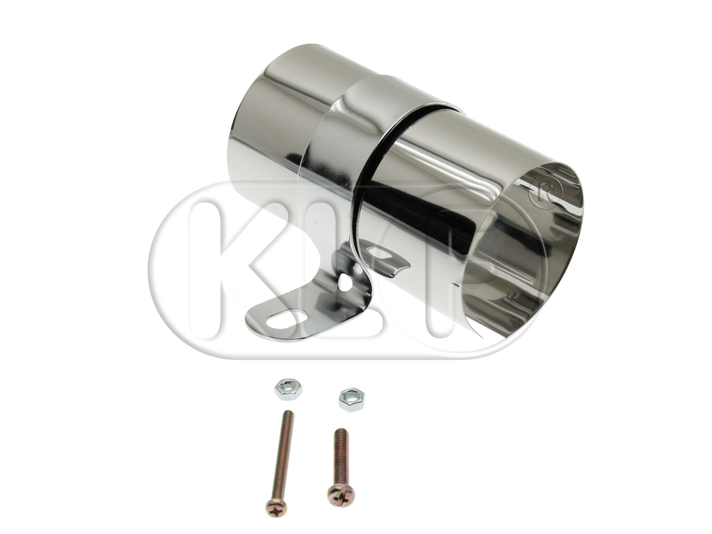 Coil Cover with bracket, chrome