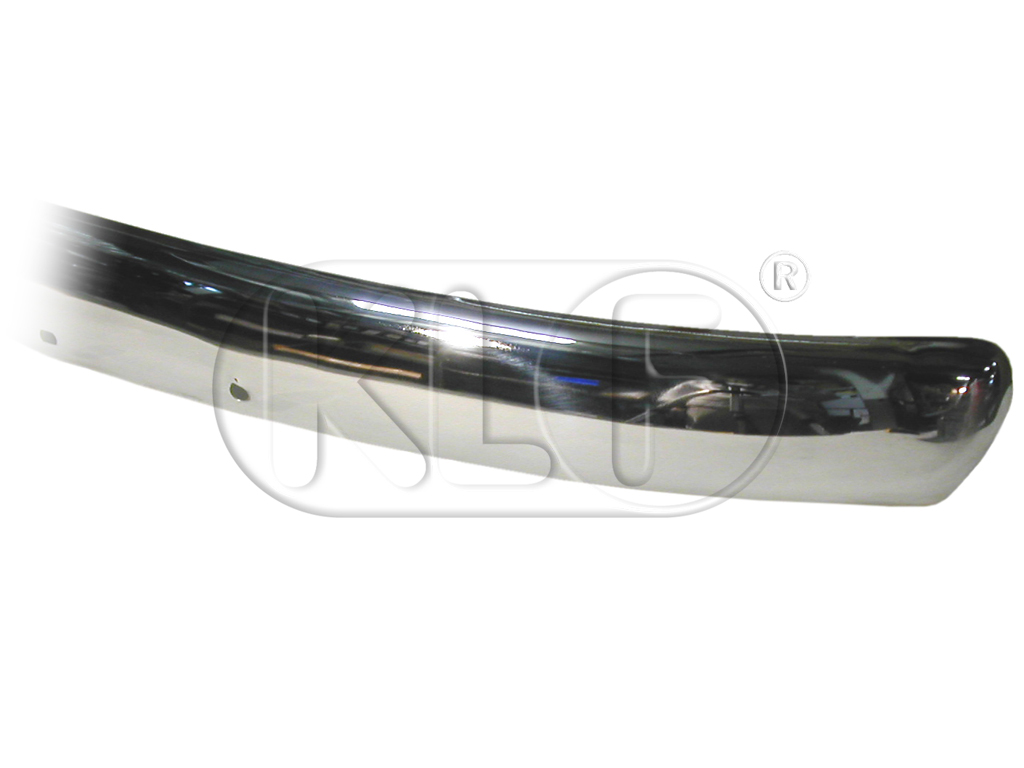 Bumper Blade front, chrome, stainless steel, top quality, year 09/52  - 07/67