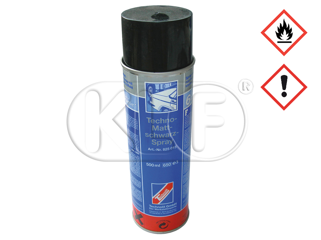 Schwarz-Matt-Spray, 500ml Sprühdose