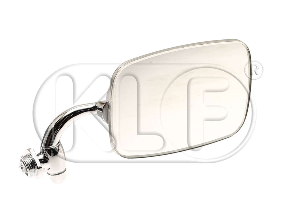 Outside Mirror, right, convertible, stainless steel, year 8/67 on