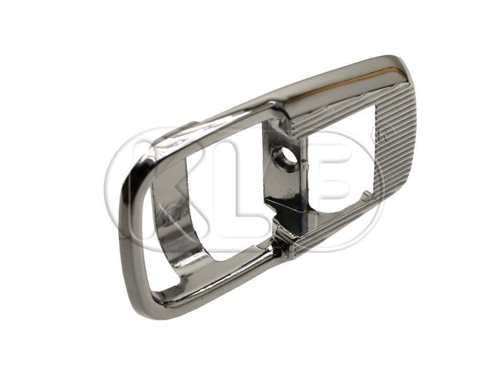 Trim Frame, inner door handle, chrome, convertible, year 08/70 - 07/73