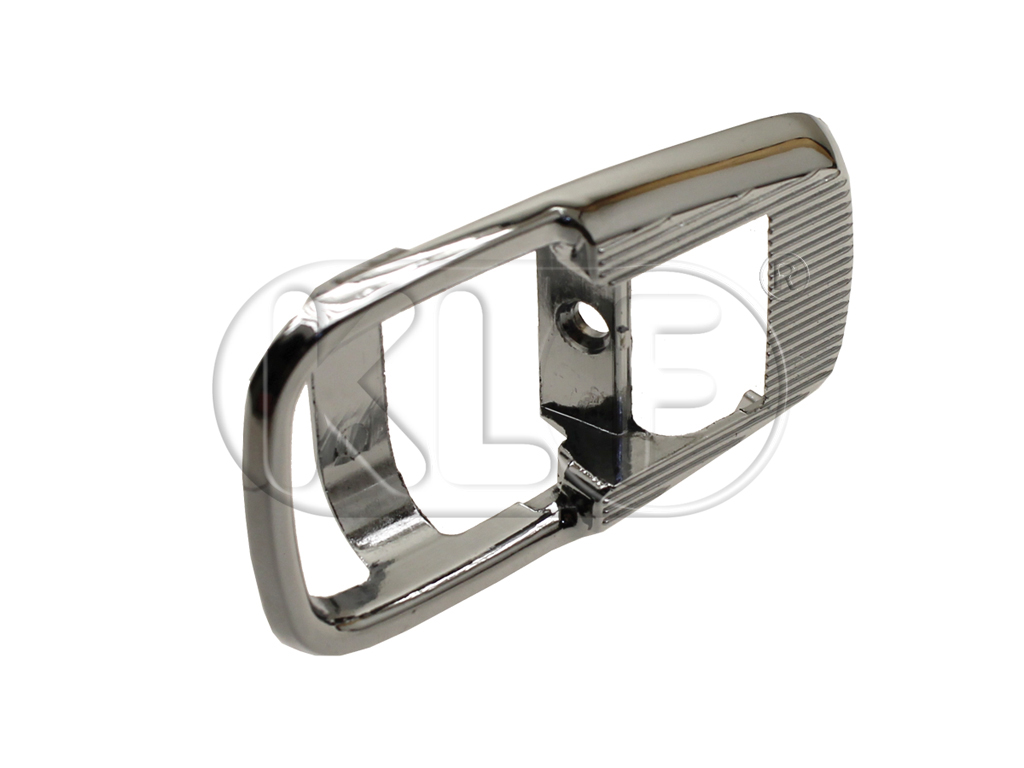 Trim Frame, inner door handle, chrome, convertible, year 08/70 - 07/73 Trim Frame, inner door handle, chrome, convertible, year 08/70 - 07/73
